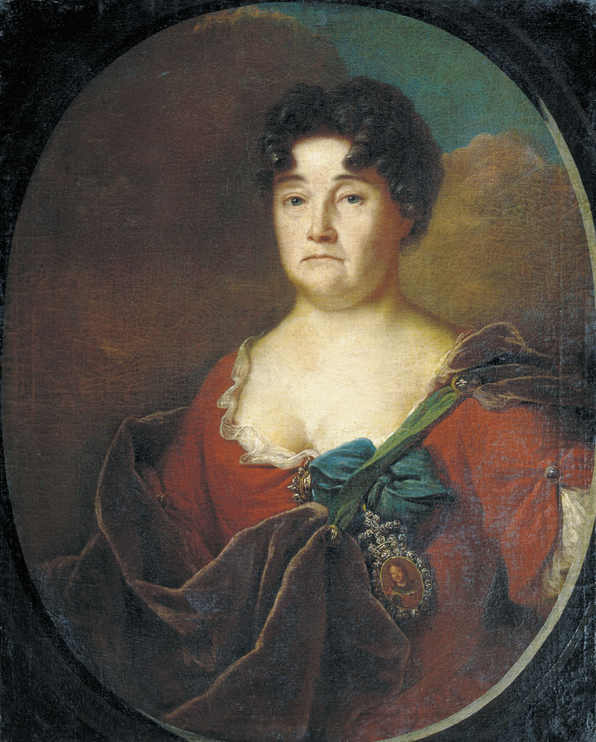 Андрей Матвеев. "Портрет княгини А. П. Голицыной". 1728.