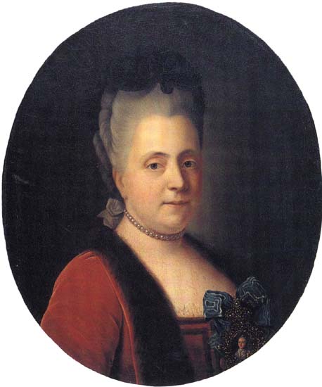 Г. Бухгольц. "Княгиня Д. А. Голицына (1724-1798), супруга А. М. Голицына". 1772.