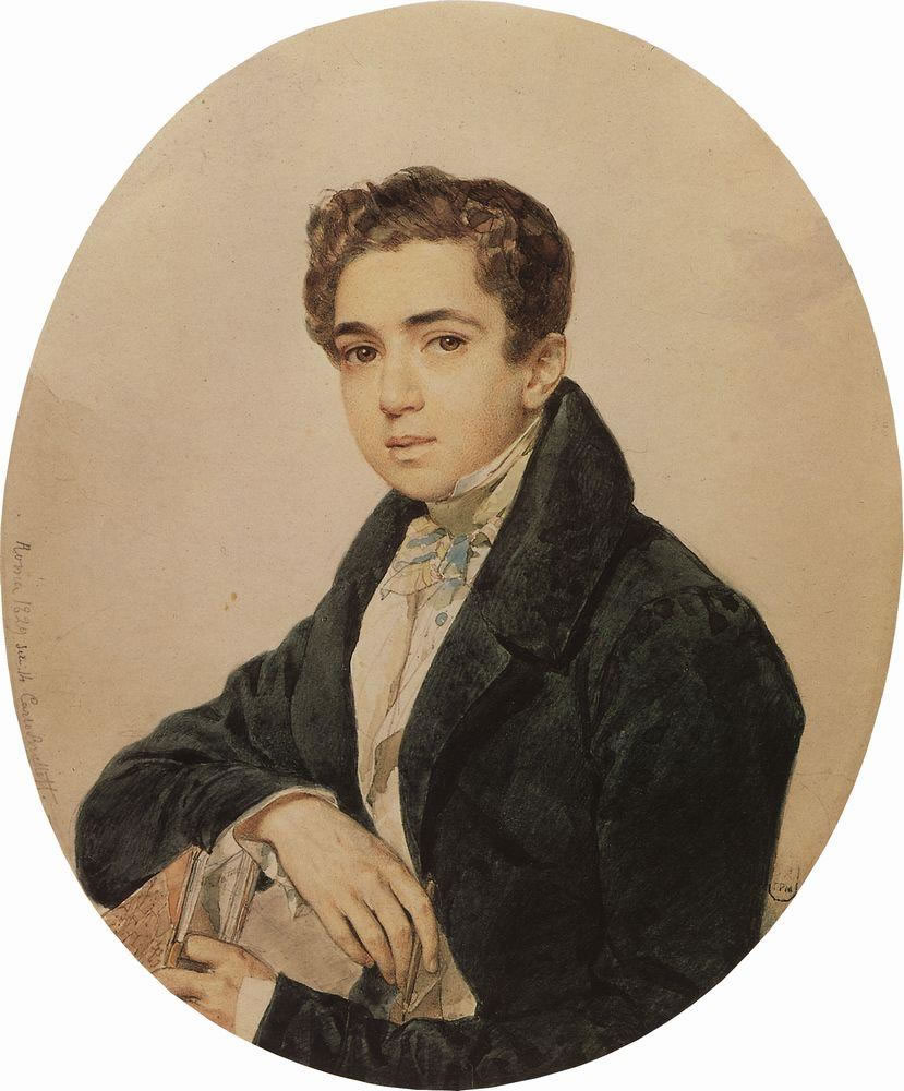 Карл Павлович Брюллов. Портрет князя Г. Г. Гагарина. 1829.