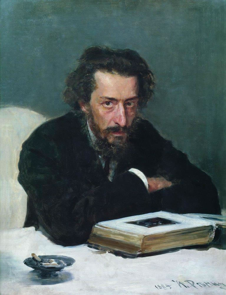 Илья Репин. Портрет композитора П. И. Бларамберга. 1884.