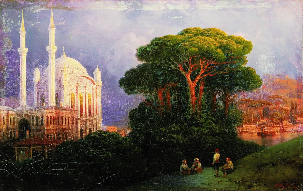 Иван Айвазовский. Вид Константинополя. 1851.