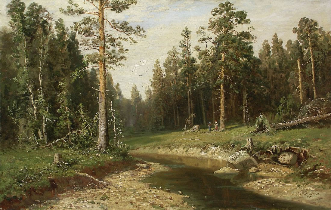 Иван Шишкин. Корабельный лес. 1891.