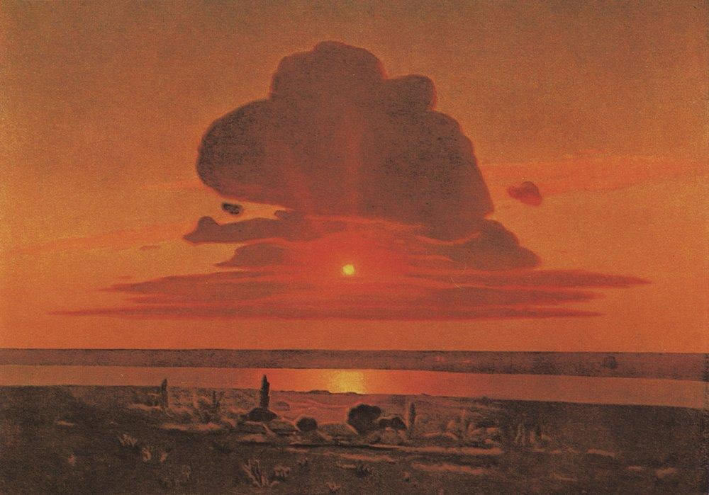 Архип Куинджи. Красный закат. 1905-1908.
