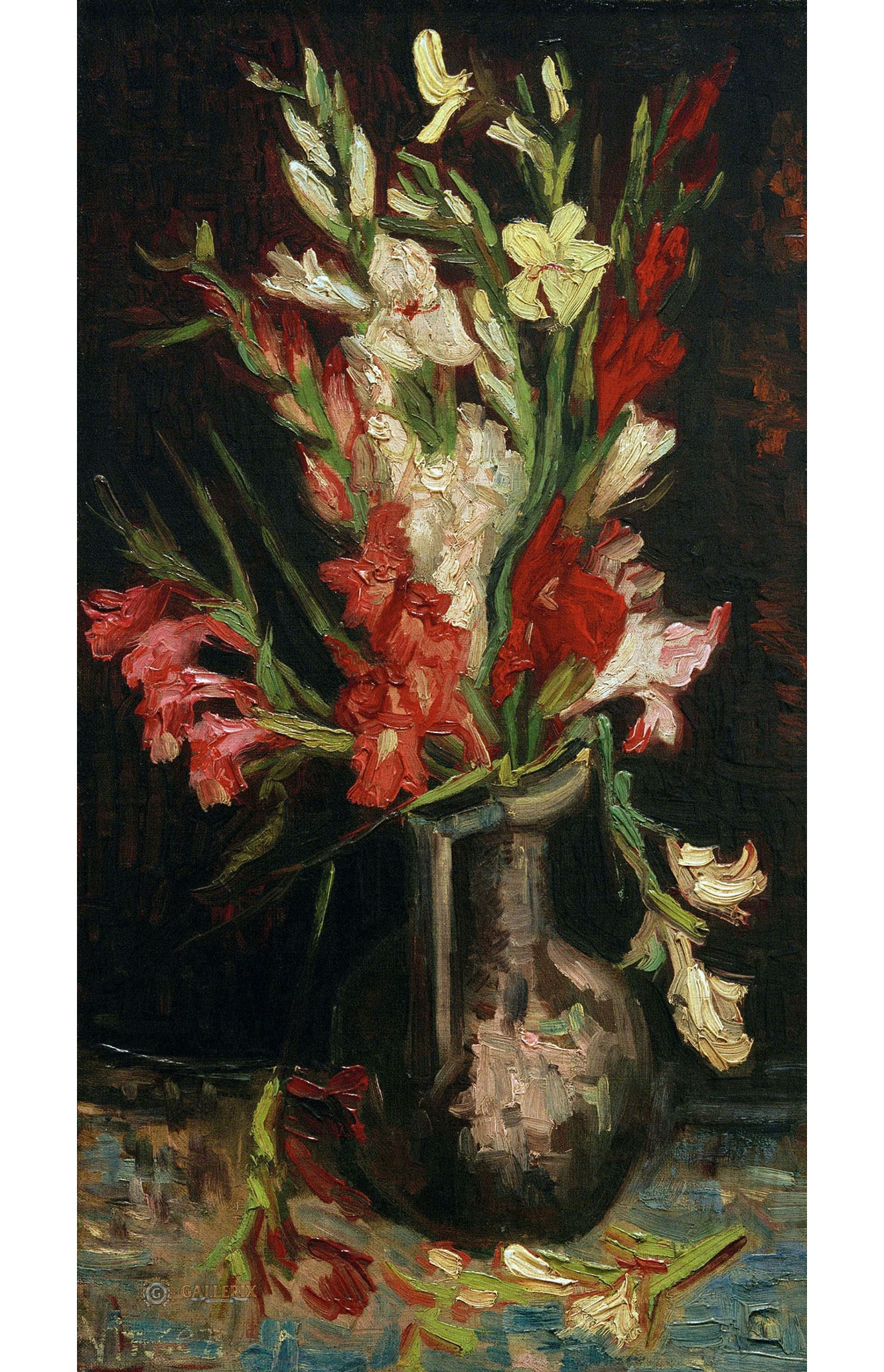 Винсент Ван Гог. "Ваза с красными гладилусами". 1886. Частная коллекция