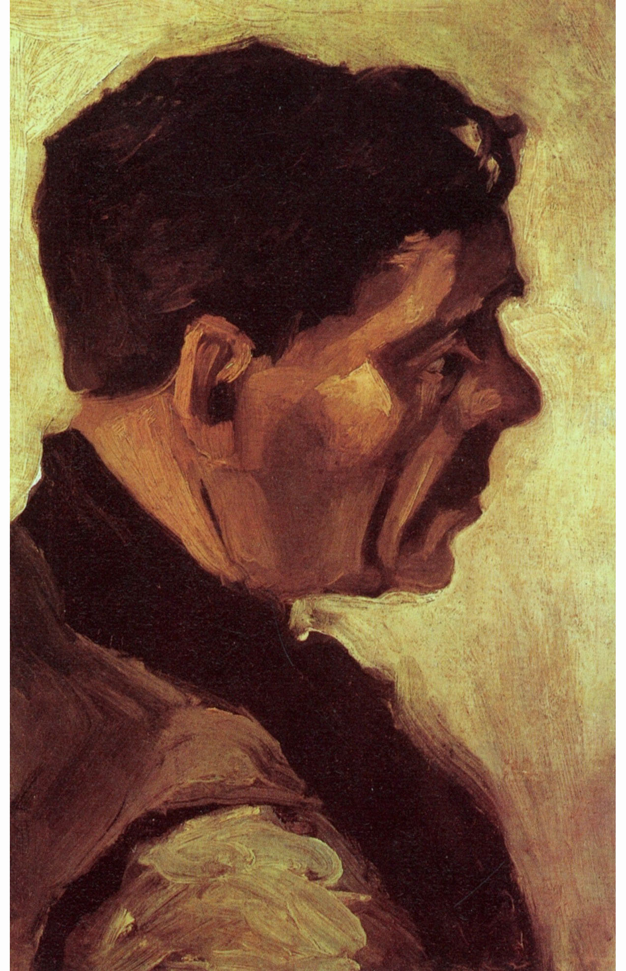 Винсент Ван Гог. "Голова крестьянина". 1885. Музей Крёллер-Мюллер, Оттерло.