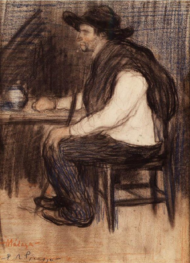 Пабло Пикассо. "Крестьянин из Толедо". 1901.