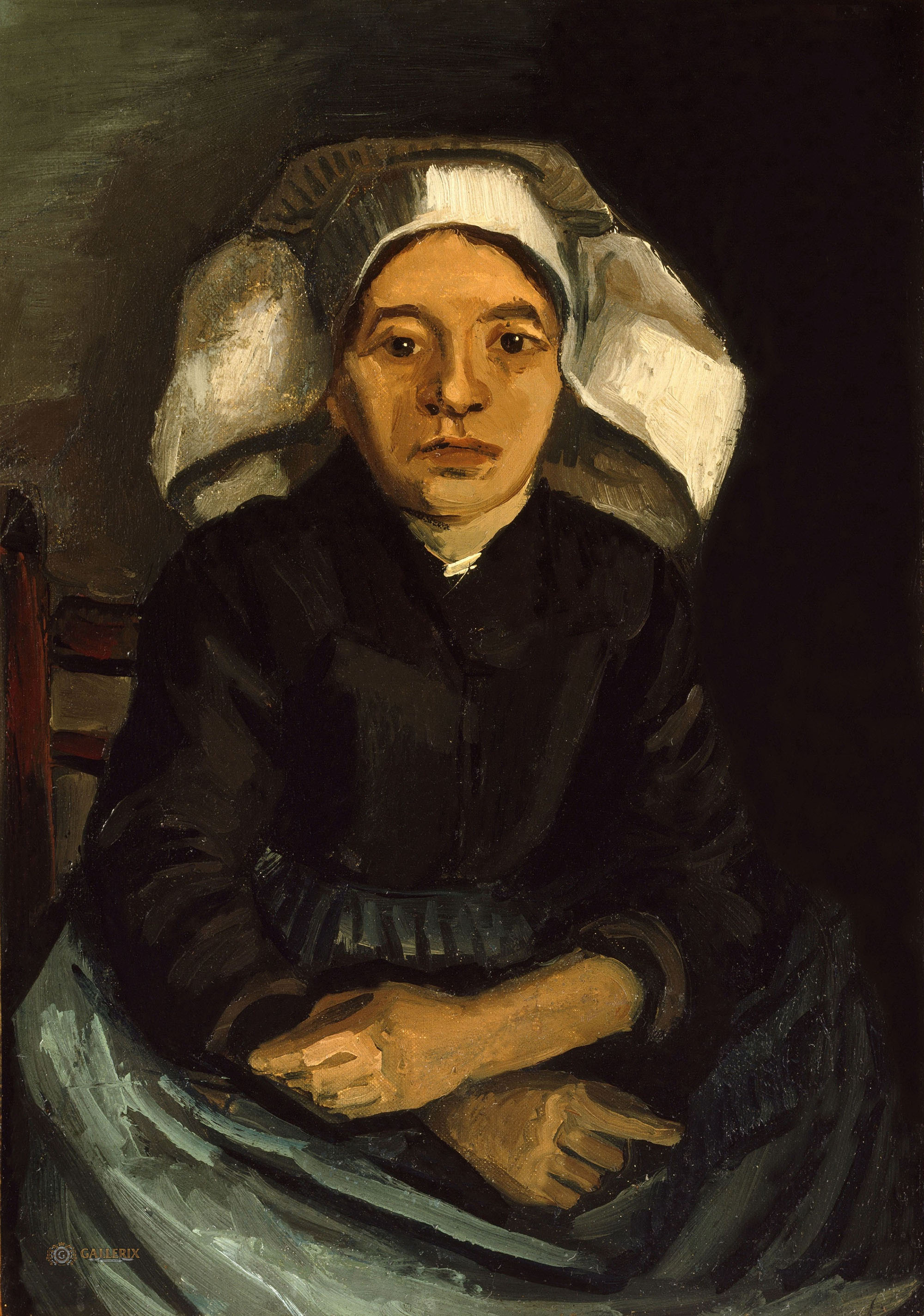 Винсент Ван Гог. "Сидящая крестьянка". 1884. Частная коллекция.