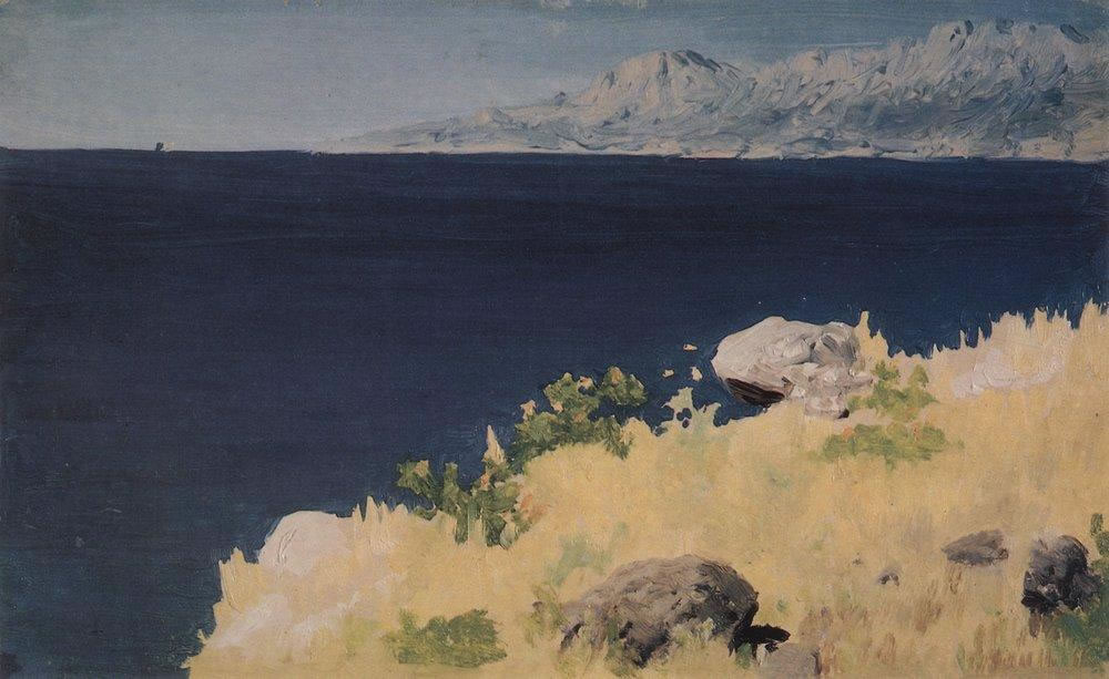 Архип Куинджи. Морской берег. Крым. 1885-1890.