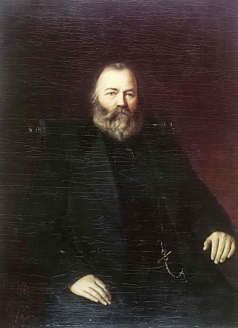 Василий Перов. Портрет купца С. Т. кузнецова. 1873.
