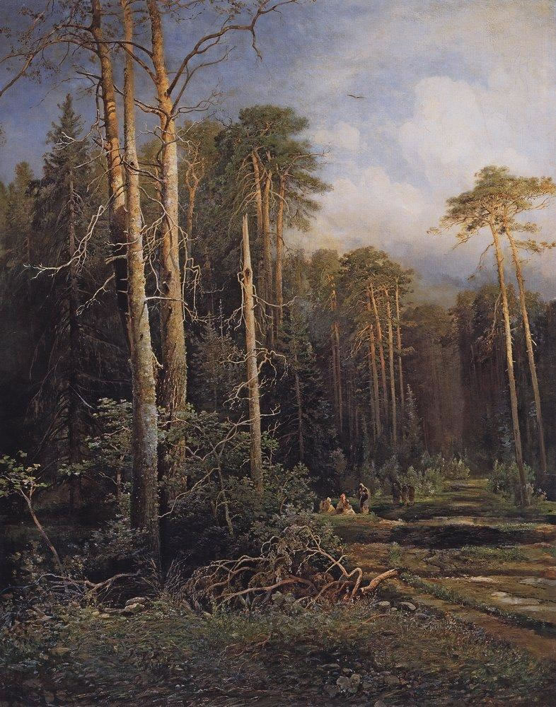 Алексей Кондратьевич Саврасов. "Дорога в лесу". 1871.