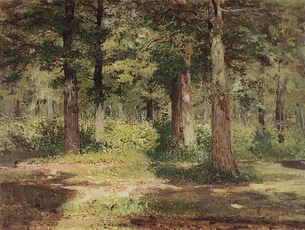 Исаак Ильич Левитан. "Лес. Солнечный день". 1883-1884.