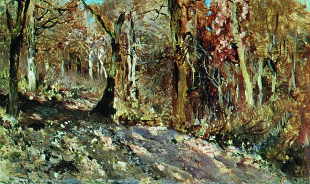Исаак Ильич Левитан. "Осенний лес". 1886.