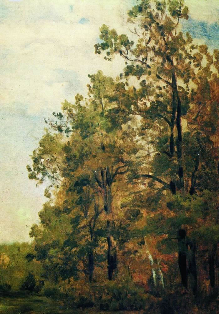 Исаак Ильич Левитан. "Опушка леса". Первая половина 1880-х.