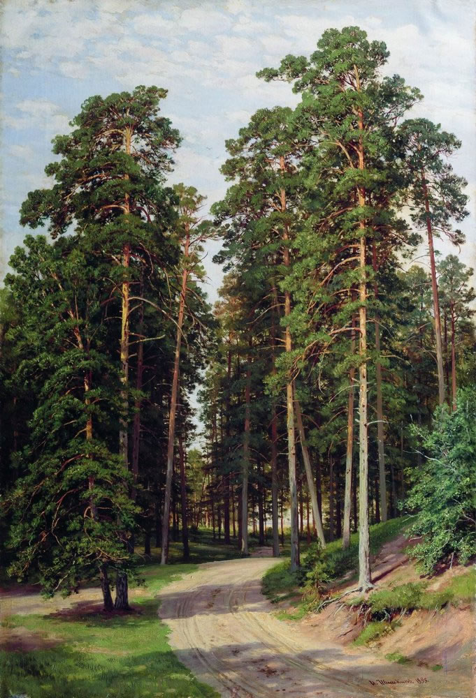 Иван Шишкин. Солнце в лесу. 1895.