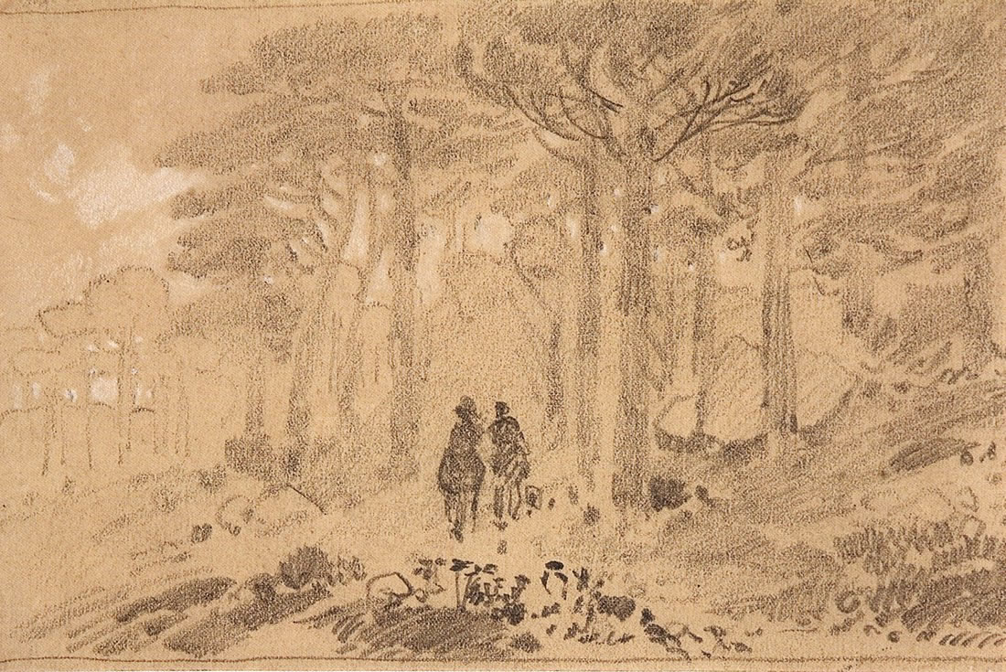 Иван Шишкин. Двое в лесу. Конец 1880-х - начало 1890-х.