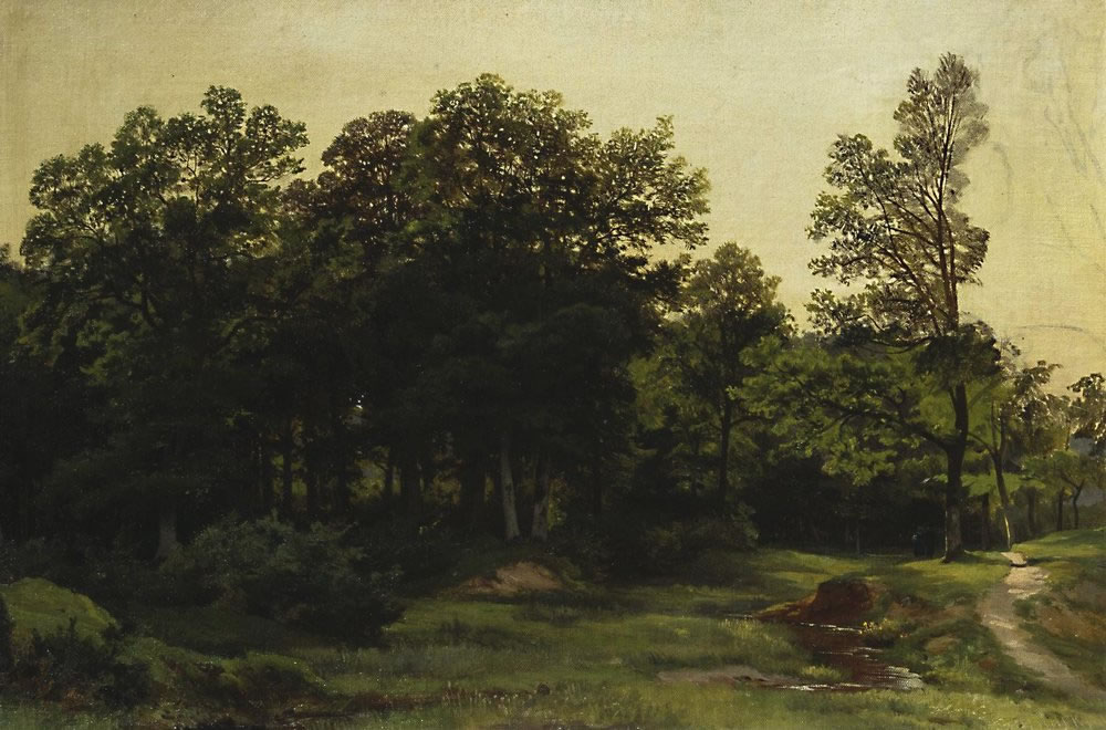 Иван Шишкин. Лиственный лес. 1890-е.