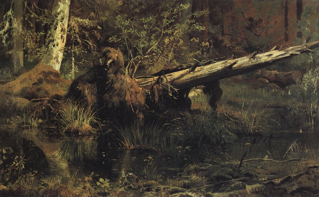 Иван Шишкин. Лес (Шмецк близ Нарвы). 1888.