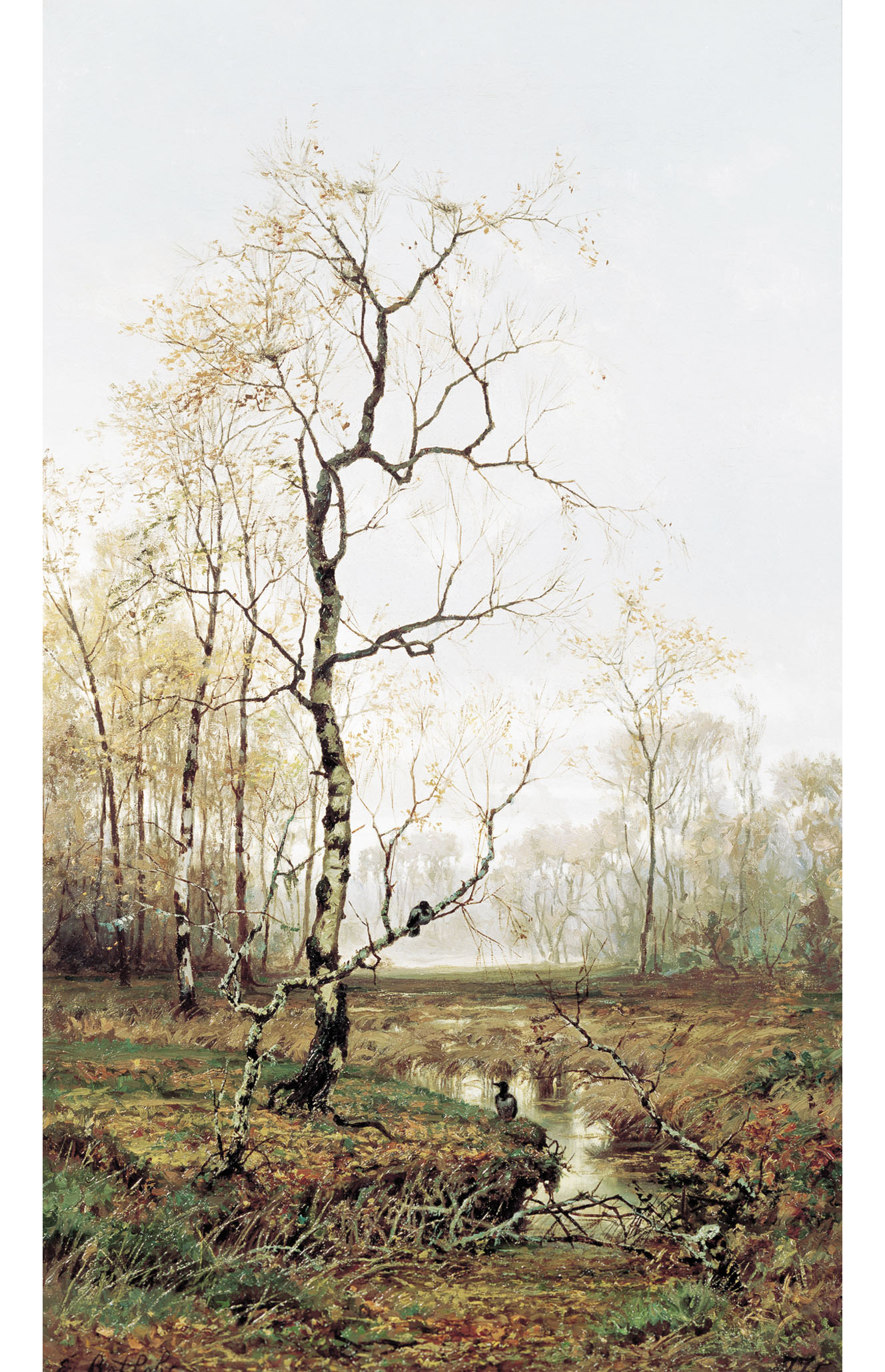 Ефим Волков. "В лесу. По весне". 1877.