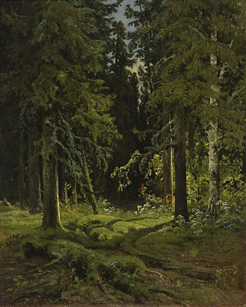 Иван Шишкин. Лесной пейзаж. 1878.