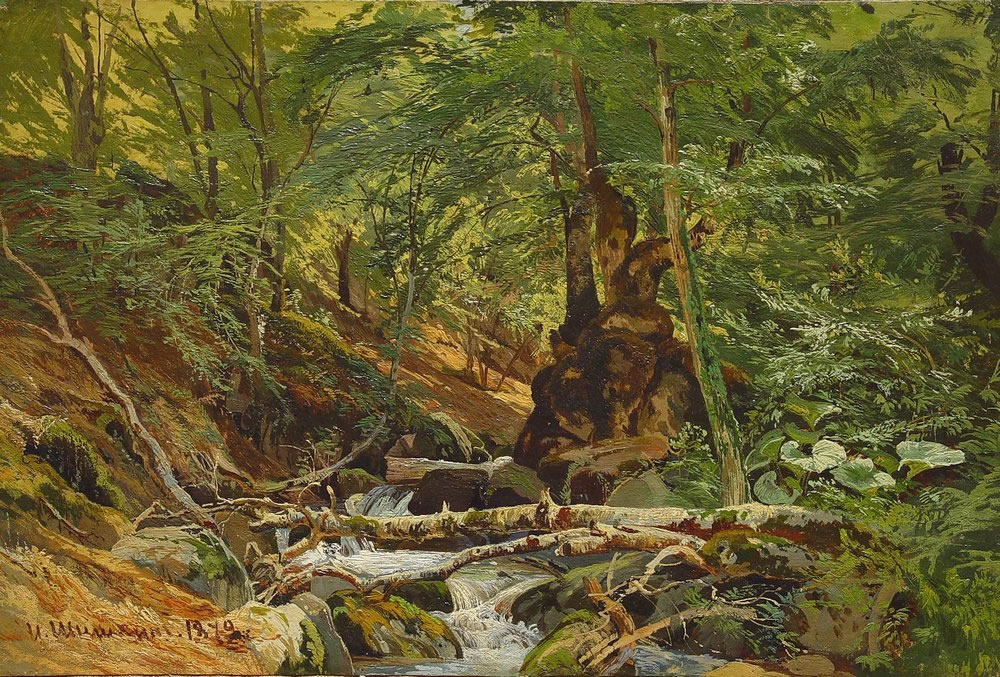 Иван Шишкин. Лесной пейзаж. 1879.