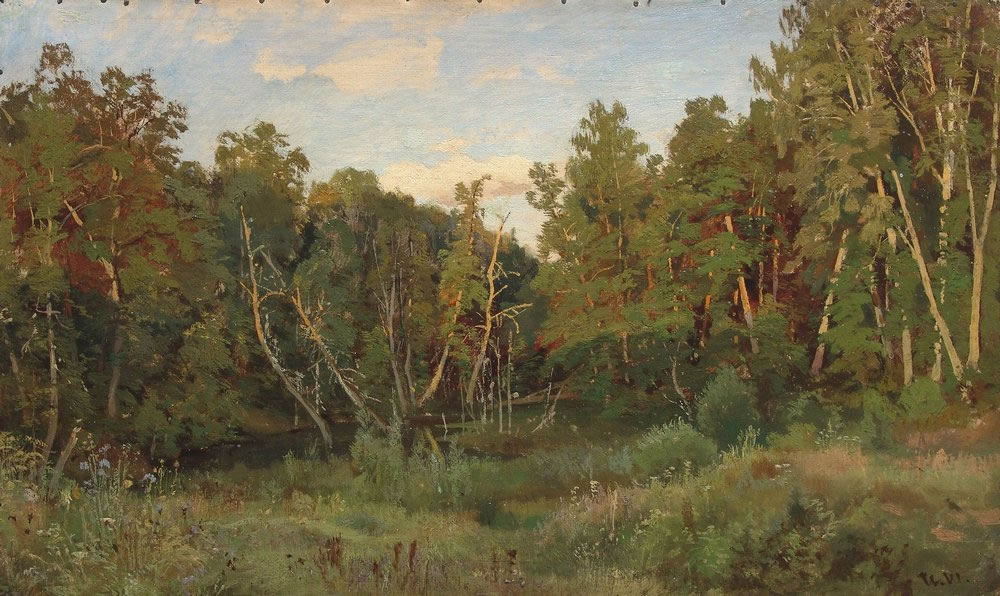 Иван Шишкин. Лесной пейзаж.