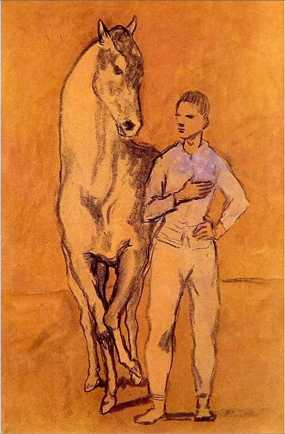 Пабло Пикассо. "Юноша и лошадь". 1906.