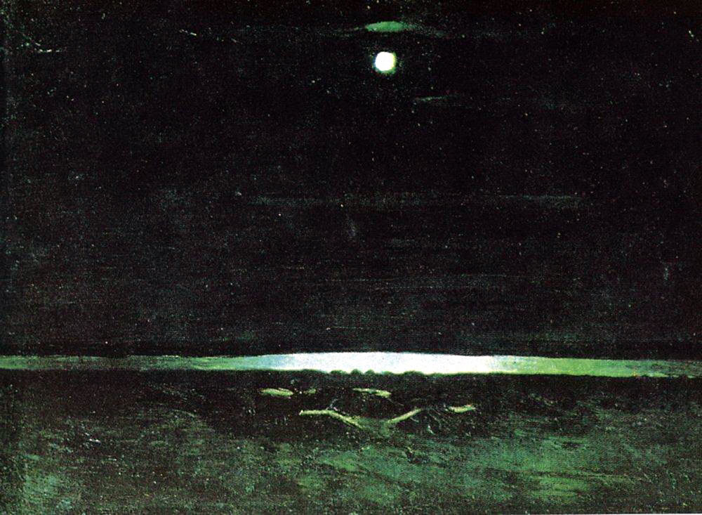 Архип Куинджи. Лунная ночь на Днепре. 1898-1908.