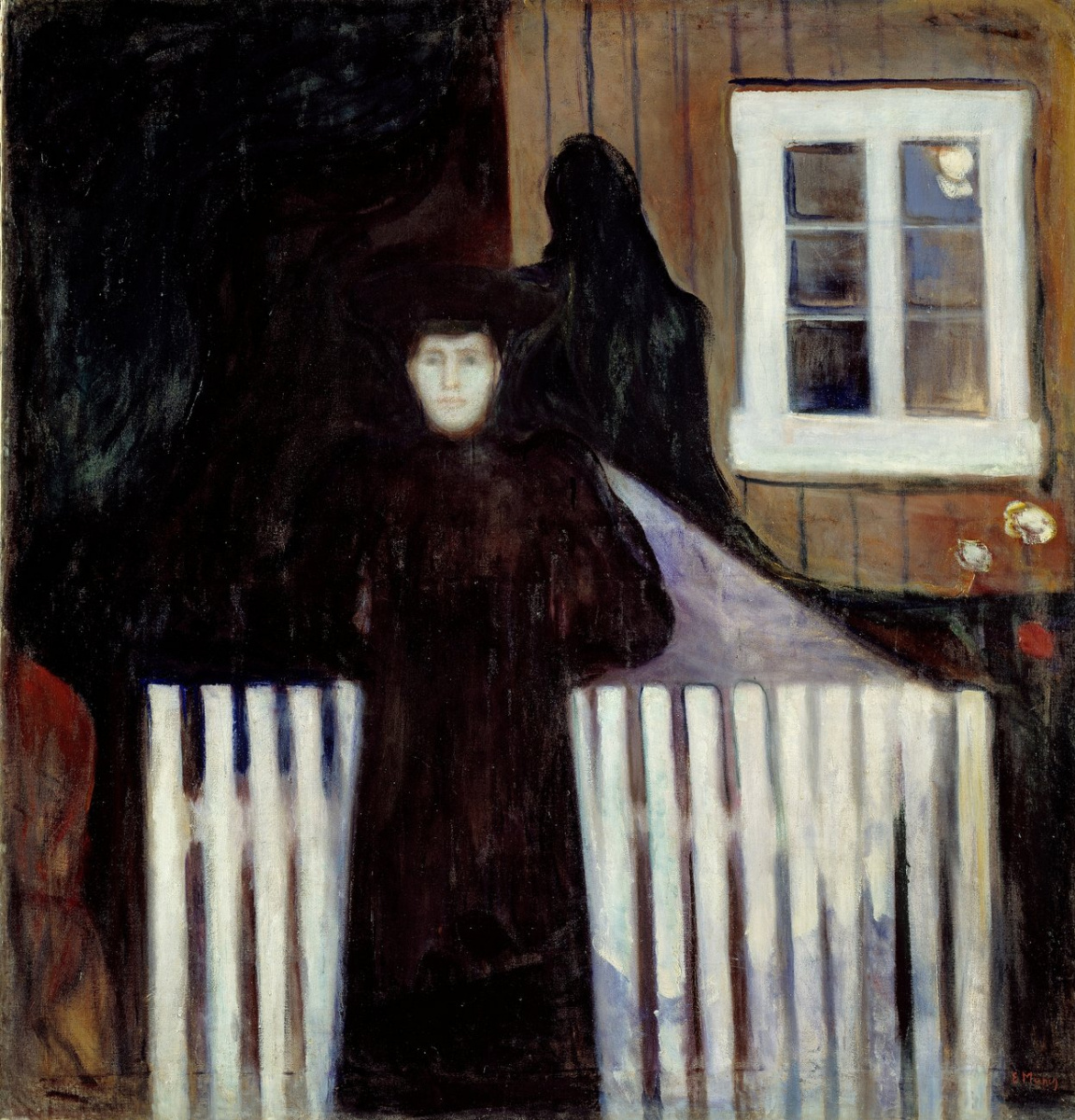 Эдвард Мунк. "Лунный свет". 1893. Национальная художественная галерея, Осло.