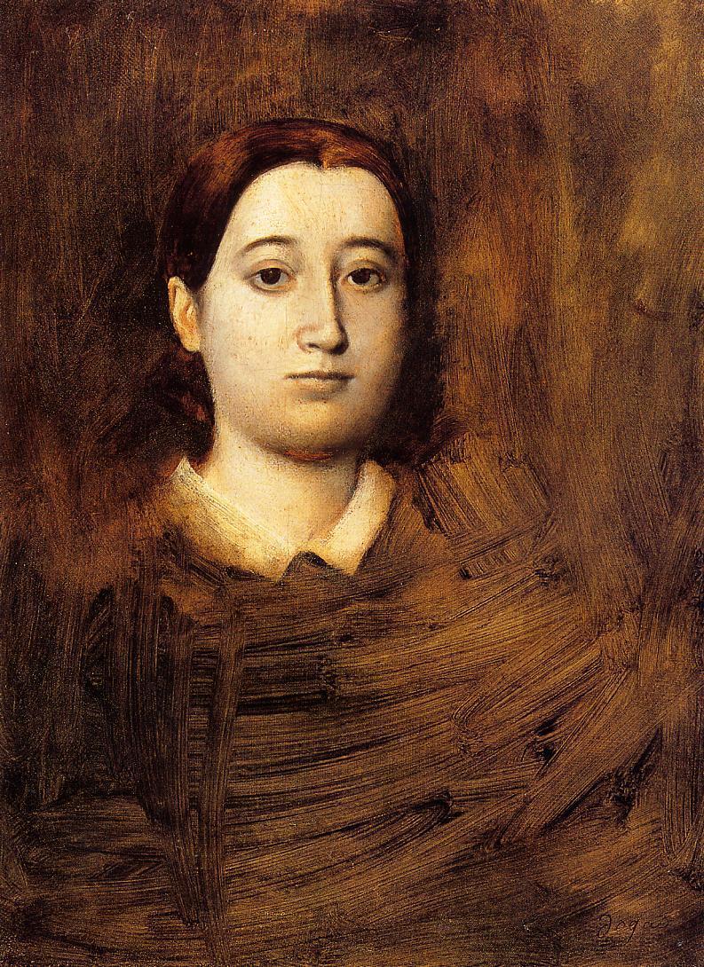 Эдгар Дега. "Портрет мадам Эдмондо Морбилле". 1865.