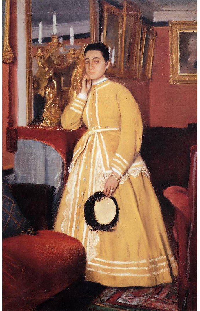 Эдгар Дега. "Портрет мадам Эдмондо Морбилли, урождённая Тереза да Га". Около 1869.