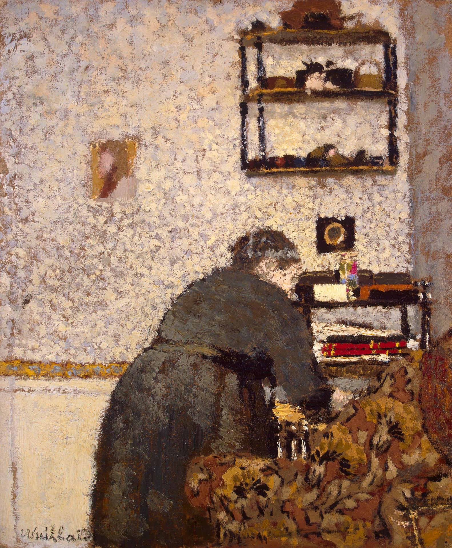 Жан Эдуард Вюйар. "Мадам Вюйар в гостиной". Около 1893. Эрмитаж, Санкт-Петербург.