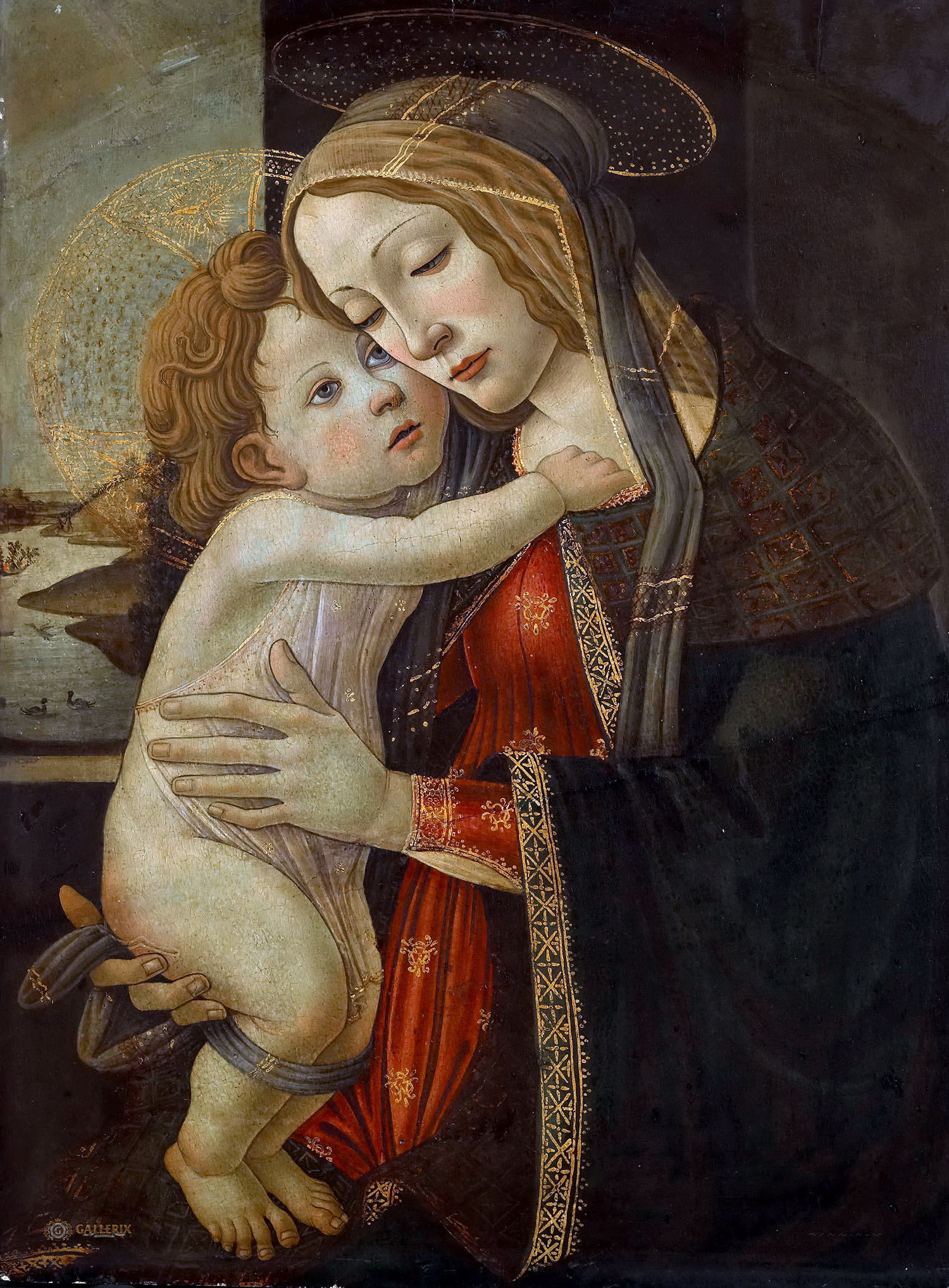 Сандро Боттичелли. "Мадонна с Младенцем". Около 1500. Музей изобразительных искусств, Лилль.