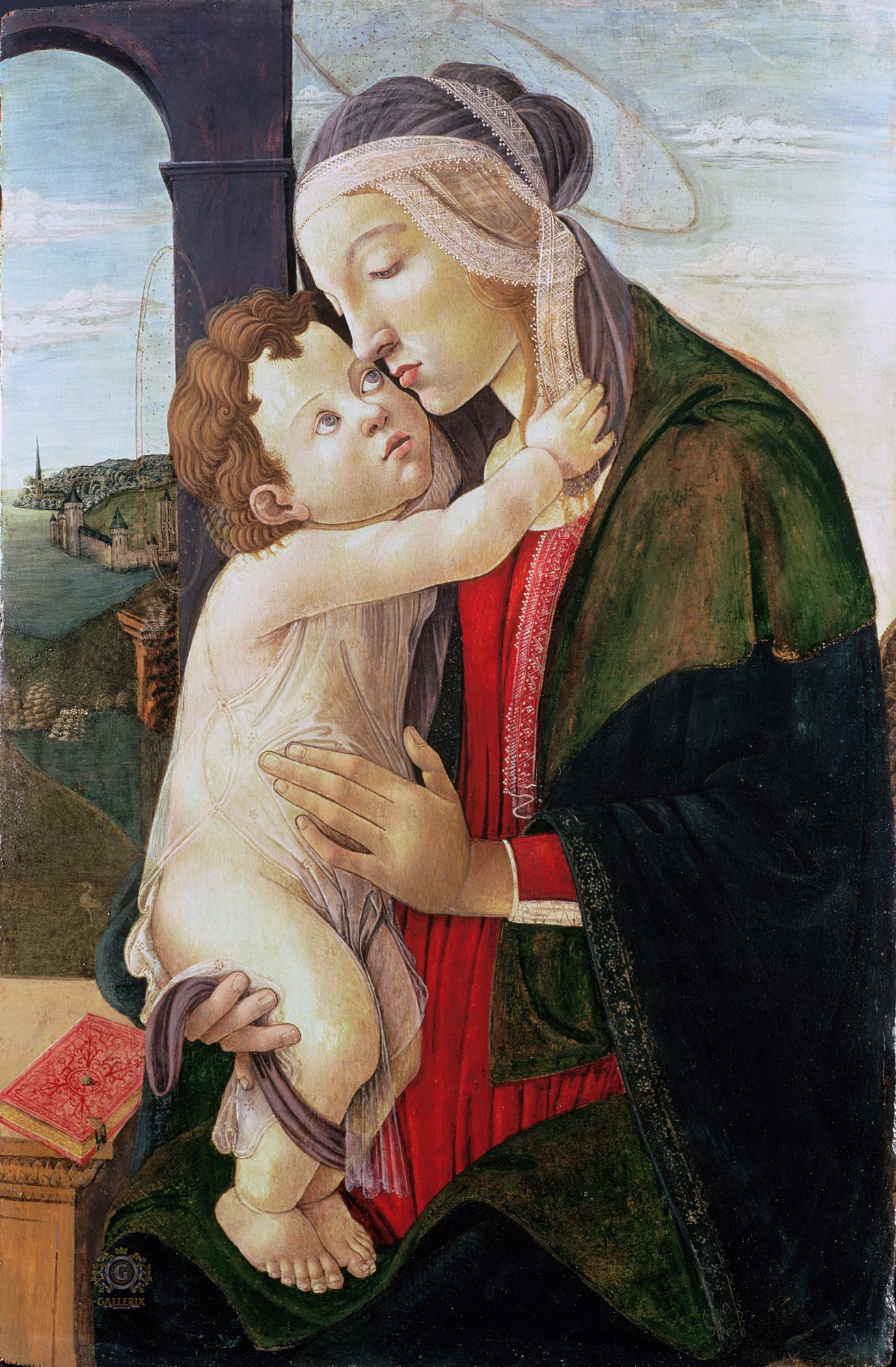 Сандро Боттичелли. "Мадонна с Младенцем". Музей Эшмола, Оксфорд.