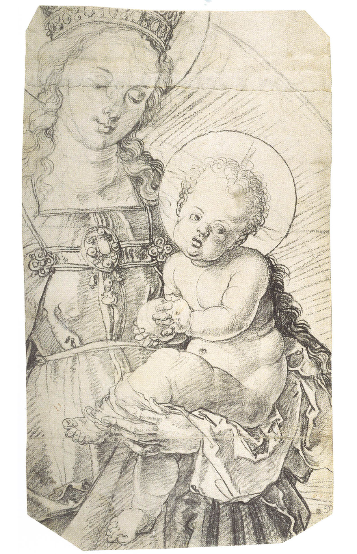 Альбрехт Дюрер. "Мадонна с Младенцем". 1514.