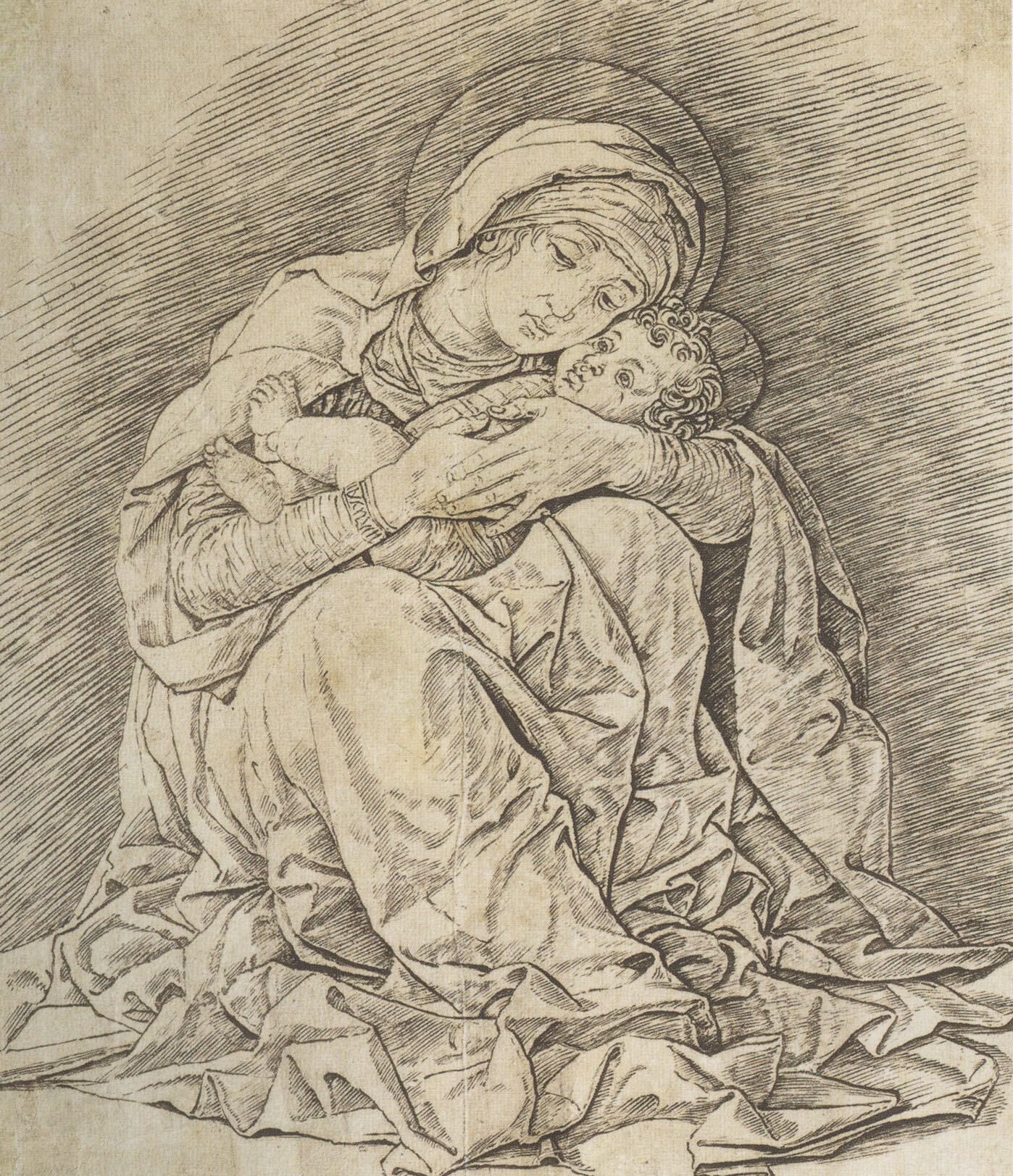 Андреа мантенья. "Мадонна с Младенцем". около 1485-1491.
