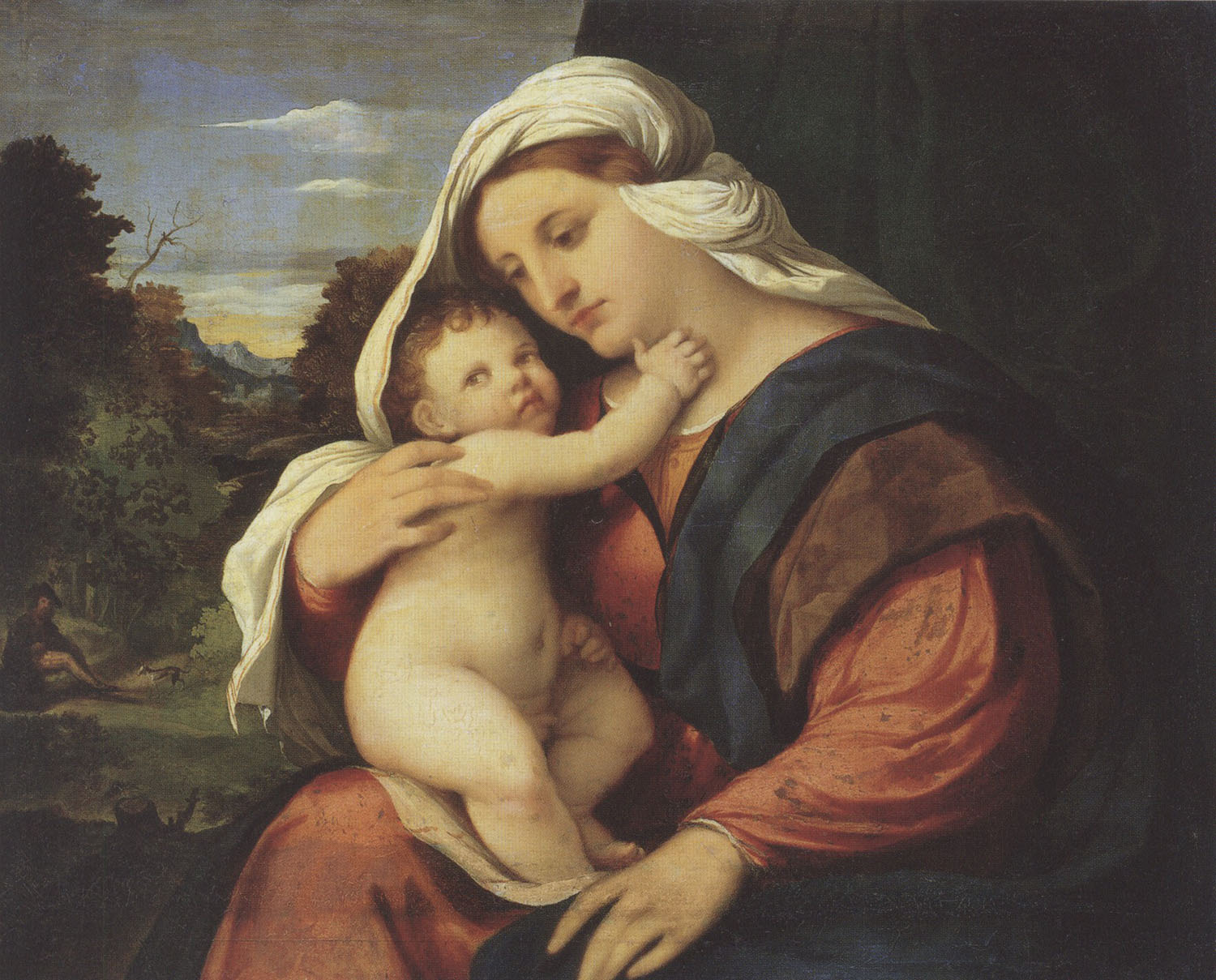 Пальма Старший (Якопо Негретти). "Мадонна с Младенцем". 1515-1516.