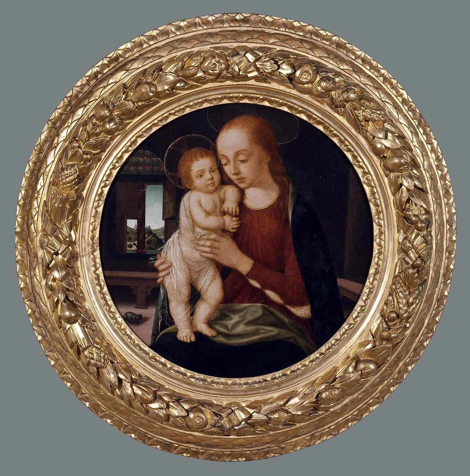 Бьяджо д'Антонио (Бьяджо да Фиренце). "Мадонна с Младенцем". Конец 1480-х.