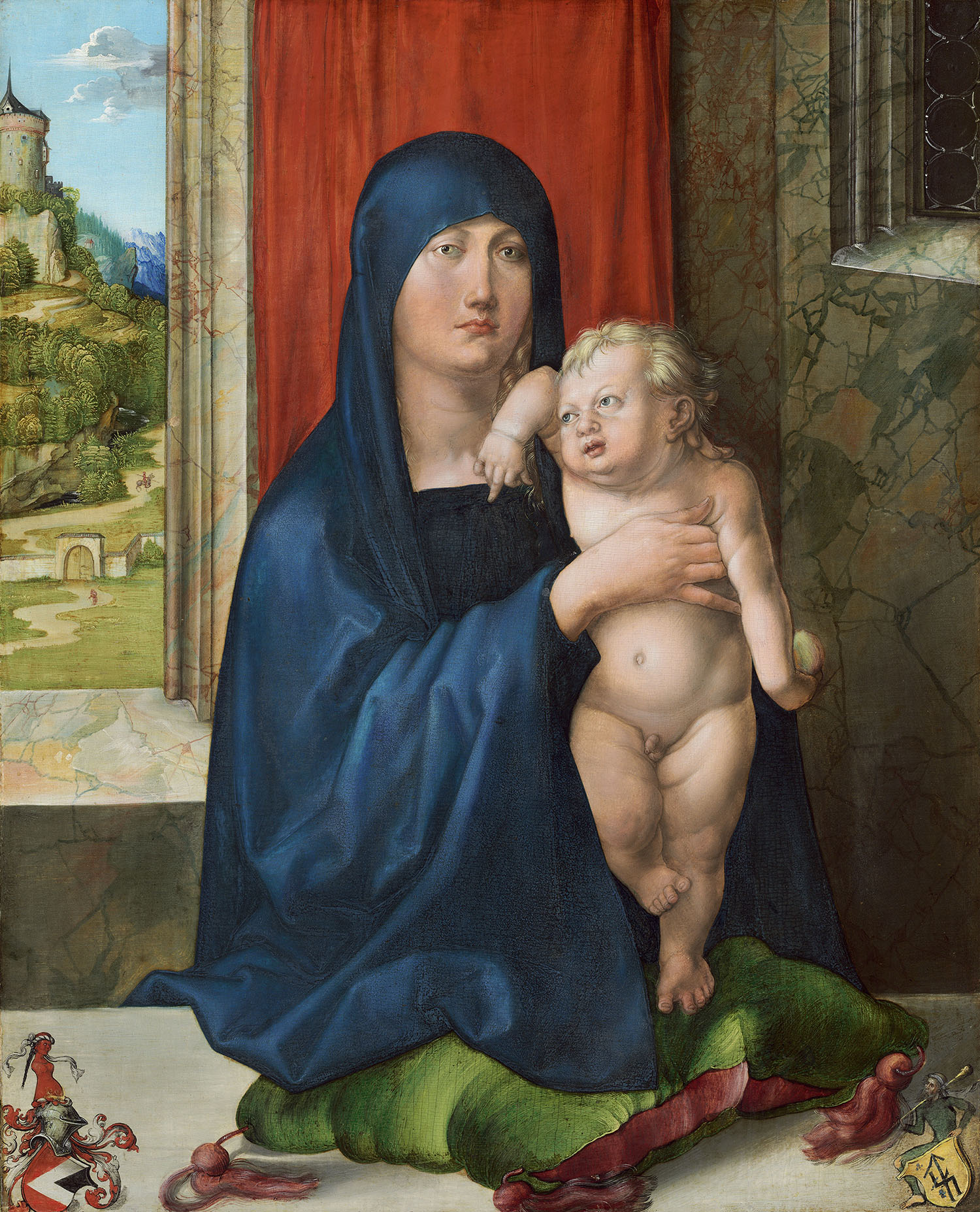 Альбрехт Дюрер. "Мадонна с Младенцем". 1496-1499. Национальная галерея искусств, Вашингтон.