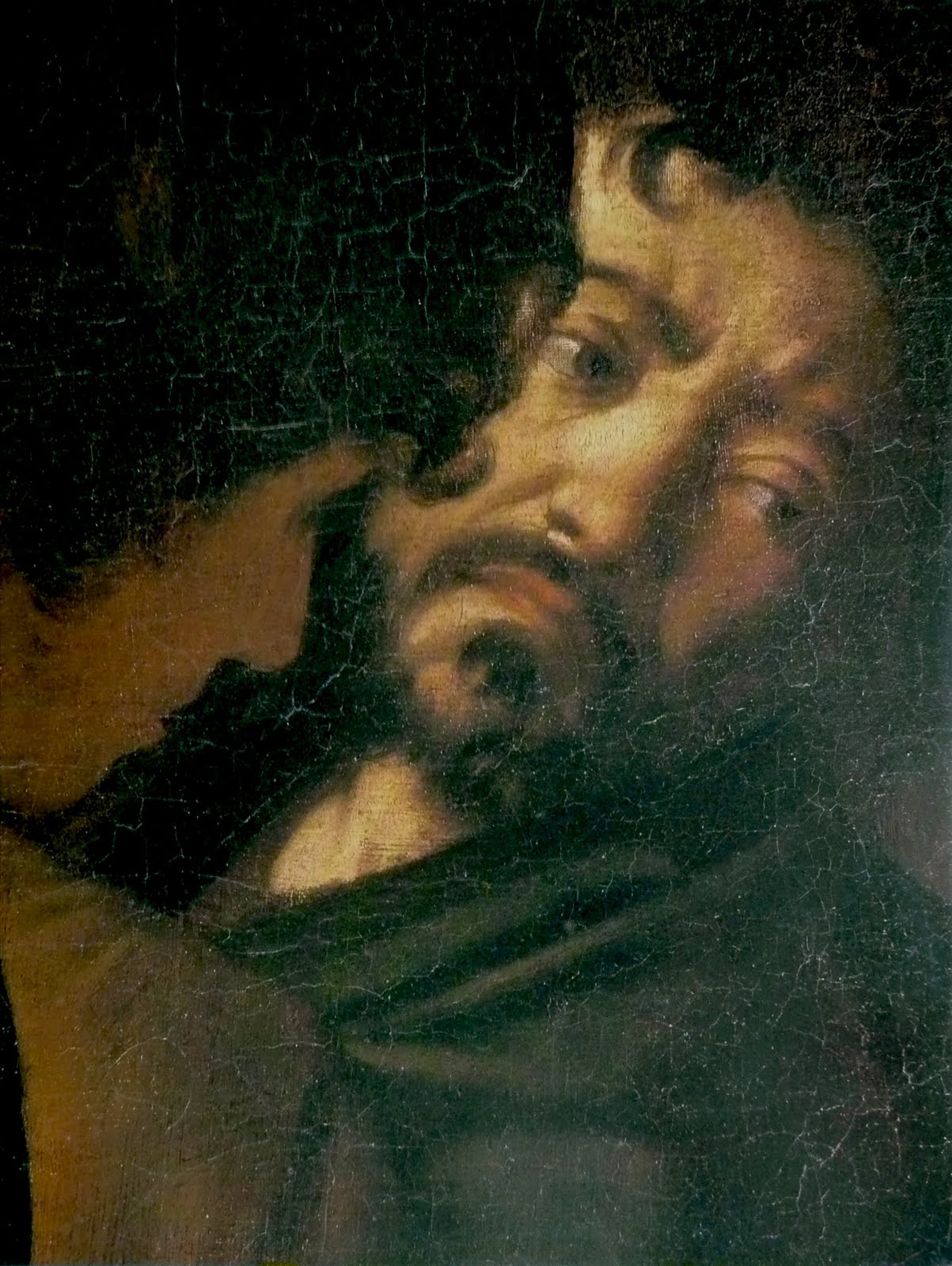 Караваджо. Мученичество апостола Матфея. Фрагмент. 1600.