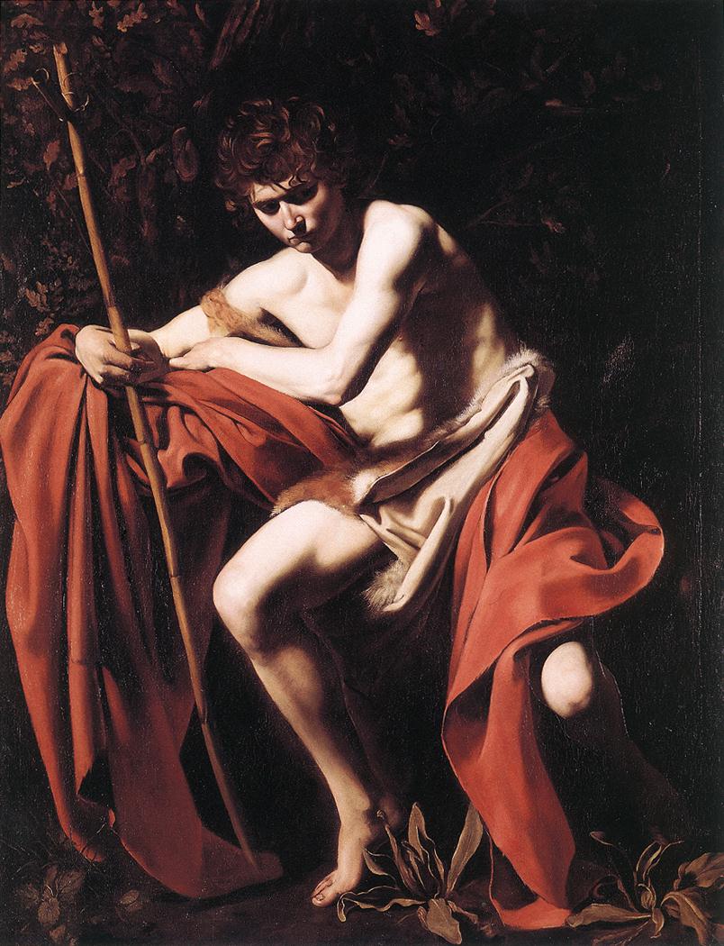 Караваджо. Иоанн Креститель (Иоанн в пустыне). 1604-1605.