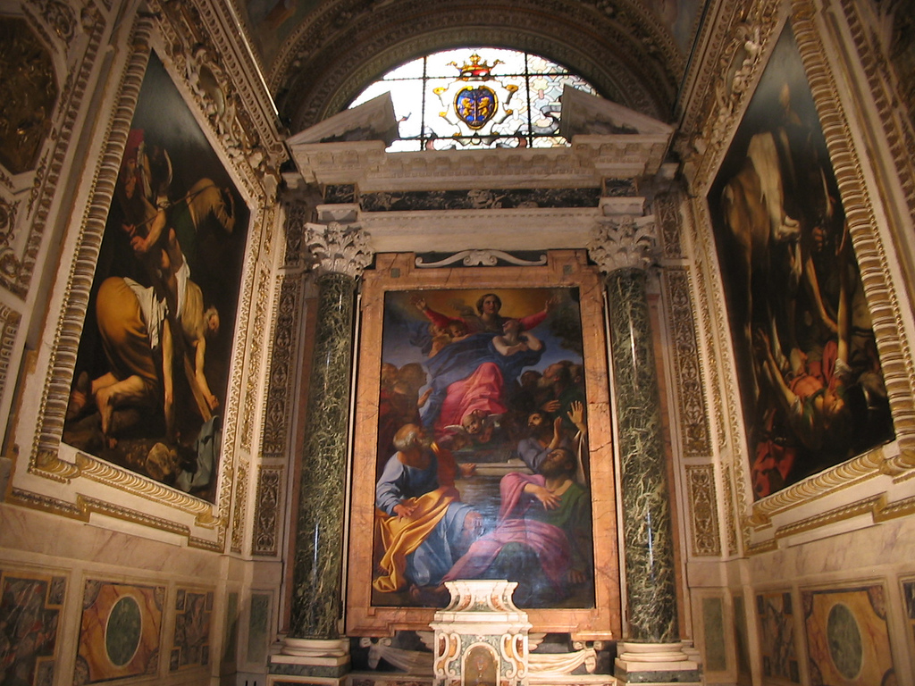 Церковь Санта-Мария дель Пополо, Рим.