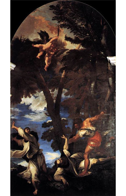 Тициан. "Убиение святого Петра Мученика". Собор святых Иоанна и Павла, Венеция.