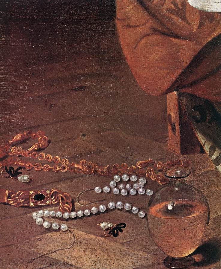 Караваджо. Кающаяся Магдалина. Фрагмент. 1594.