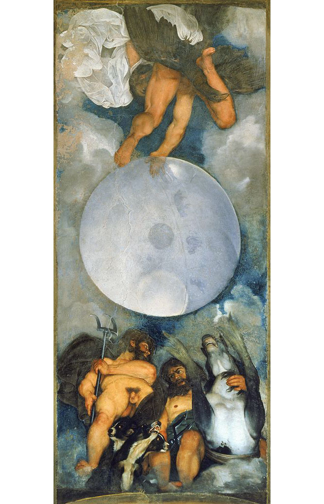 Микеланджело Меризи да Караваджо. "Юпитер, Нептун и Плутон". 1597-1600.