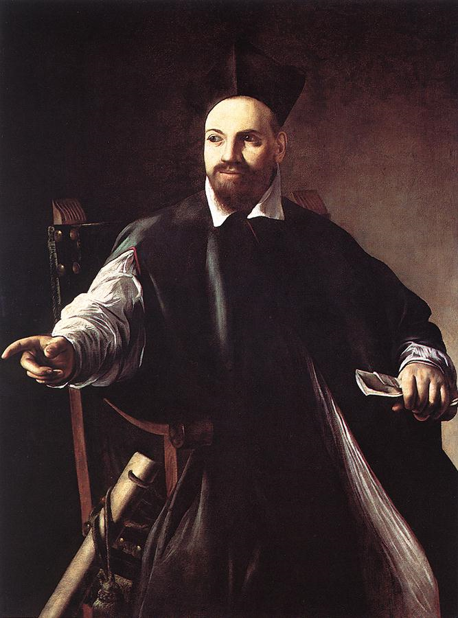 Караваджо. Портрет кардинала Берберини. 1598.