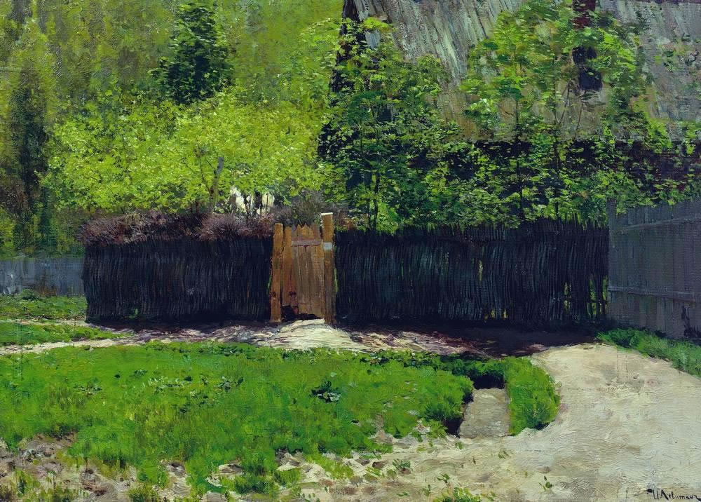 Исаак Ильич Левитан. "Первая зелень. Май". 1883-1888.