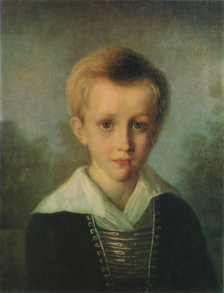 Николай Аргунов. Портрет мальчика из семьи Шереметевых. 1803.