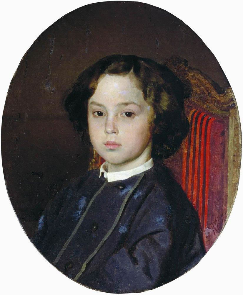 Илья Репин. Портрет мальчика. 1867.