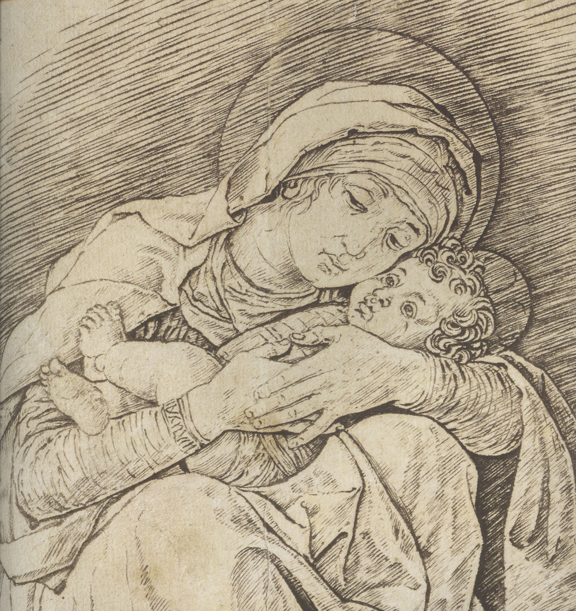 Андреа Мантенья. "Мадонна с Младенцем". Около 1585-1491. Эрмитаж, Санкт-Петербург.