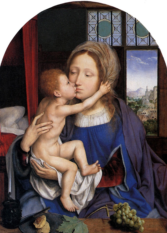 Квентин Массейс. Мария с младенцем. 1529.